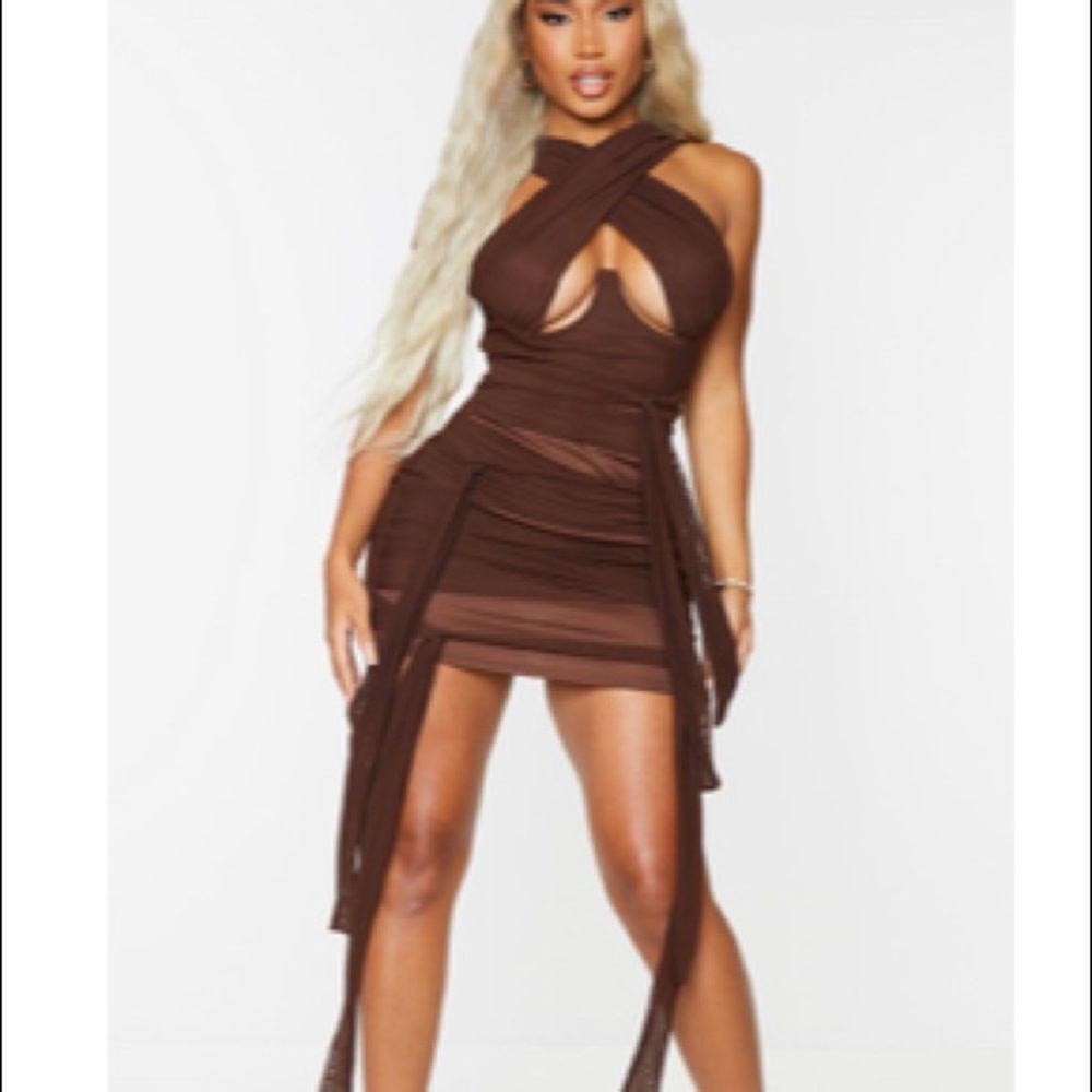 COPY - Mesh wrap dress